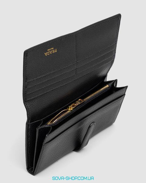 Гаманець Prada Large Leather Wallet Premium фото