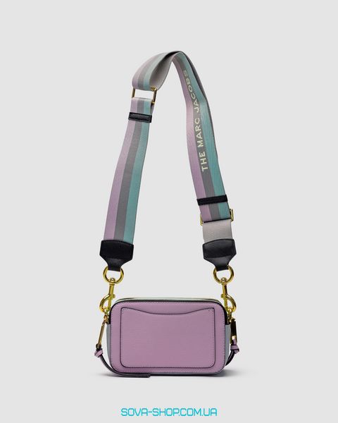 Женская сумка Marc Jacobs The Snapshot Lilac Turquoise Premium фото