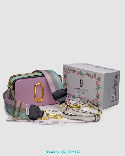 Жіноча сумка Marc Jacobs The Snapshot Lilac Turquoise Premium фото