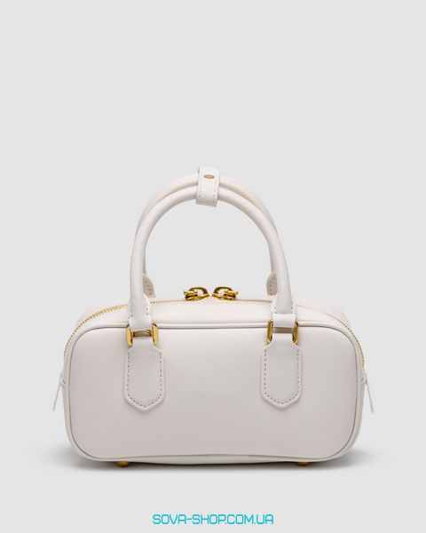 Жіноча сумка Miu Miu Arcadie Leather Bag Cream Premium фото