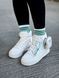 Жіночі кросівки жіночі Prada x Adidas Forum Low Re-Nylon White re-8764 фото 9