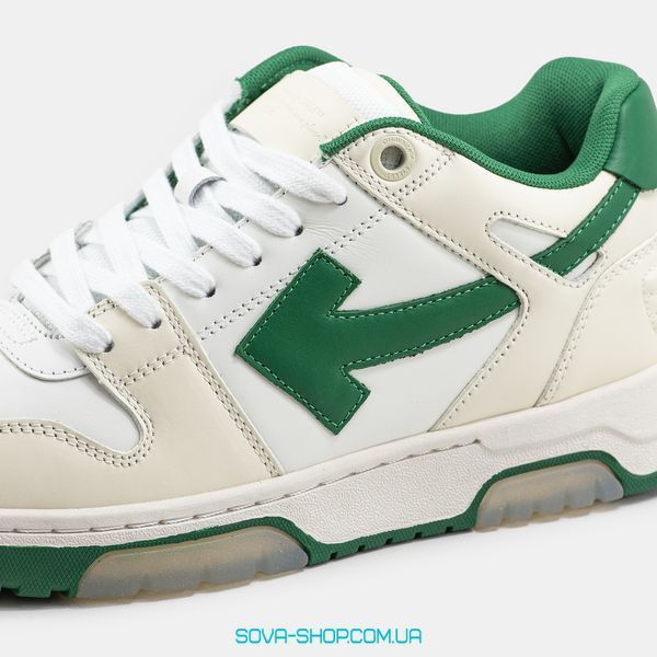 Чоловічі кросівки Off-White Out of Office White Green фото