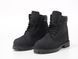 Мужские зимние ботинки (шерстяной мех) Timberland CLASSIC PREMIUM NUBUCK WATERPROOF Black re-12261 фото 3