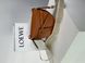 Женская сумка Loewe Gate Small leather and Jacquard Shoulder Bag Brown Premium re-11471 фото 1