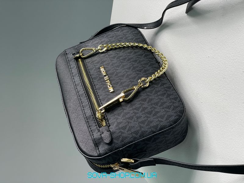 Жіноча сумка Michael Kors Jet Set Large Logo Crossbody Bag Grey Premium фото