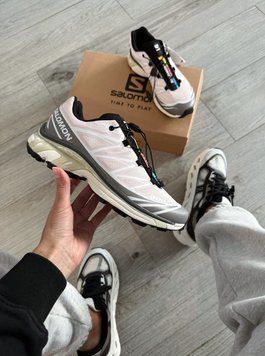 Женские кроссовки Salomon XT-6 Gore-Tex LAB Black/ Icy Pink/ Dawn Pink фото