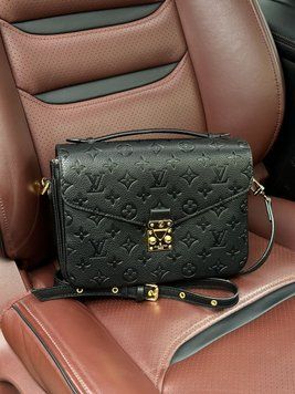 Жіноча сумка Louis Vuitton Pochette M&eacute;tis Monogram Black Premium фото