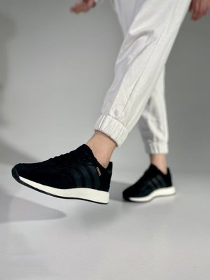 Женские кроссовки Adidas Iniki Runner Black White фото