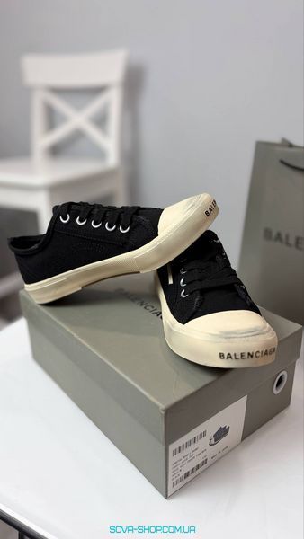 Жіночі кеди Balenciaga Paris Low Top "Black" DIRTY Premium фото