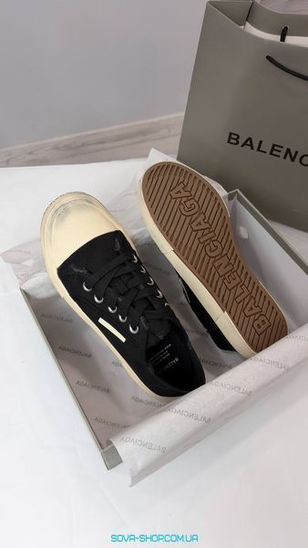 Жіночі кеди Balenciaga Paris Low Top "Black" DIRTY Premium фото
