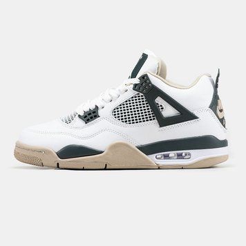 Чоловічі баскетбольні кросівки Nike Air Jordan 4 Retro White Beige фото