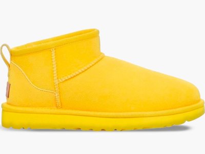 Женские зимние ботинки Ugg Ultra Mini Yellow Premium фото