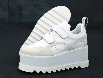 Женские кроссовки Eclypse Platform Sneakers - White STELLA MCCARTNEY фото