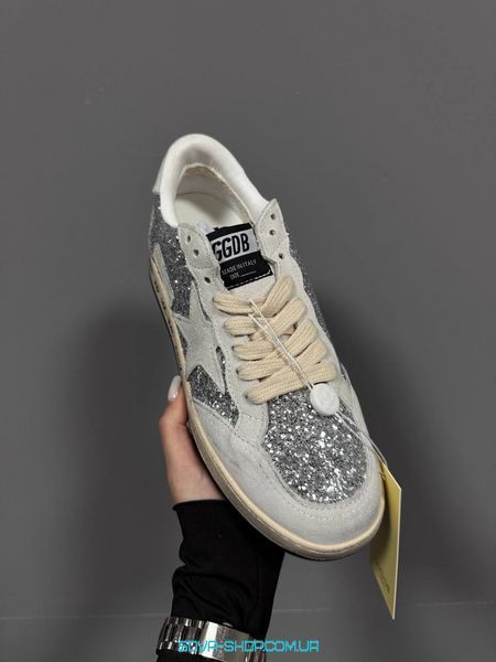 Жіночі кросівки GG GGDB BALLSTAR SPARKLE LIGHT GREY Premium фото