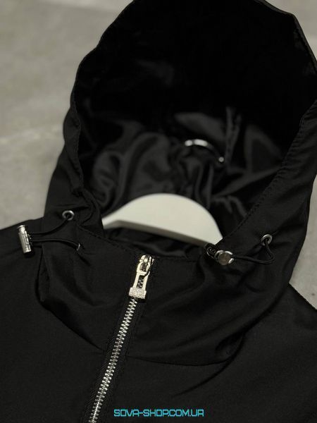 Premium ветровка Stone Island Logo Black фото