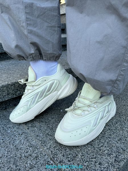 Женские кроссовки Adidas Ozelia Cream Mint/Beige фото