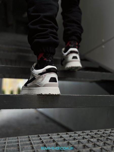 Жіночі та чоловічі кросівки OFF-WHITE Sponge Mid Top Cloud White Black Original Box фото