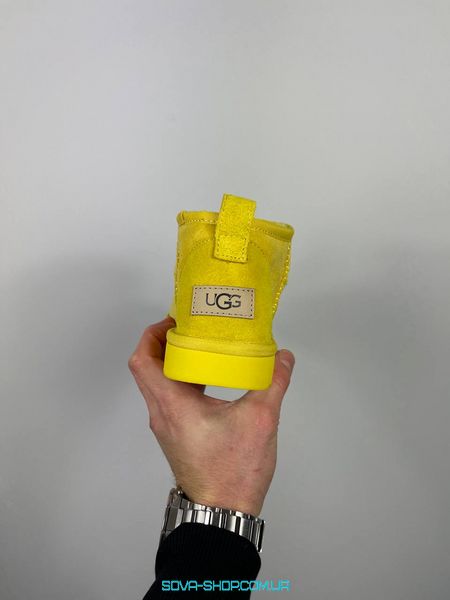 Женские зимние ботинки Ugg Ultra Mini Yellow Premium фото