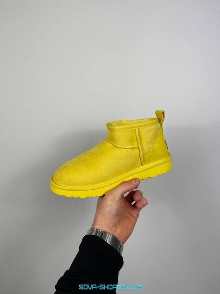 Женские зимние ботинки Ugg Ultra Mini Yellow Premium фото