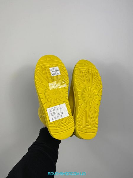 Женские зимние ботинки Ugg Ultra Mini Yellow Premium фото