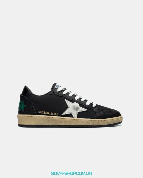 Чоловічі кросівки GG Ball-Star Low Black Nappa White Star фото