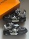 Чоловічі кросівки Louis Vuitton Skate Trainer Black Swarovski Monogram (Original Box) re-128552 фото 3