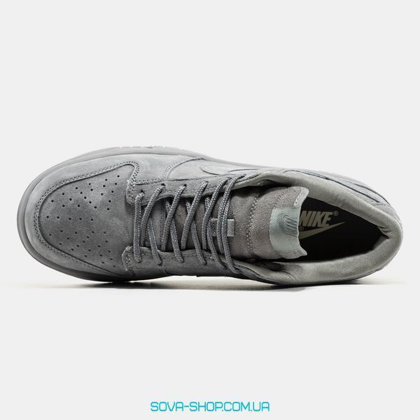 Чоловічі кросівки Supreme x Nike SB Dunk Low Suede Grey фото
