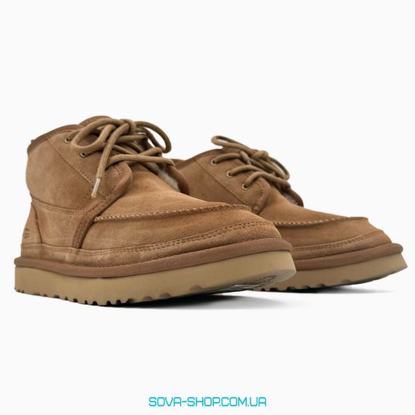 Чоловічі зимові ботинки UGG Neumel Moc Boot Chestnut PREMIUM фото