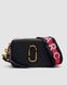 Женская сумка Marc Jacobs The Snapshot Black/Pink Belt Premium re-11419 фото 2