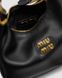 Жіноча сумка Miu Miu Leather Hobo Bag Black Premium re-11784 фото 6