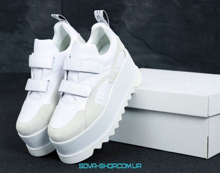 Жіночі кросівки Eclypse Platform Sneakers - White STELLA MCCARTNEY фото