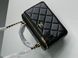 Жіноча сумка Chanel Classic Black Lambskin Pearl Crush Vanity Bag Premium re-11177 фото 4