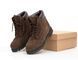 Мужские зимние ботинки (шерстяной мех) Timberland CLASSIC PREMIUM NUBUCK WATERPROOF Brown re-12452 фото 6
