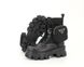 Зимові жіночі ботинки (Натуральна шкіра) PRADA Milano Monolith Black Premium re-3987 фото 3