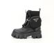 Зимние женские ботинки (натуральная кожа) PRADA Milano Monolith Black Premium re-3987 фото 1