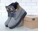 Мужские зимние ботинки CATERPILLAR CLASSIC PREMIUM NUBUCK GREY (С МЕХОМ) re-3699 фото 2