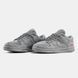 Чоловічі кросівки Supreme x Nike SB Dunk Low Suede Grey re-128543 фото 5