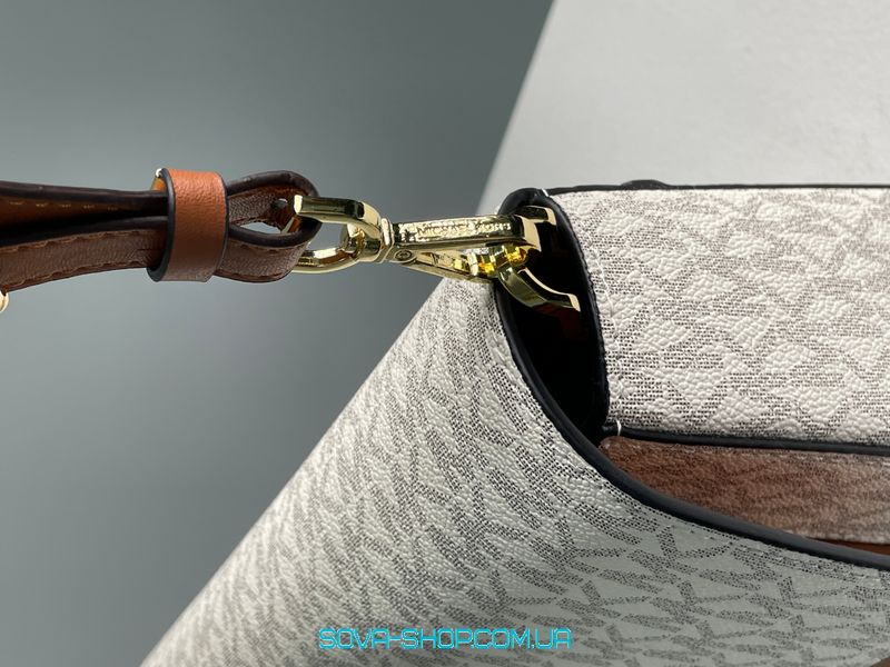 Женская сумка Michael Kors Sloan Editor Medium Bag Cream Premium фото