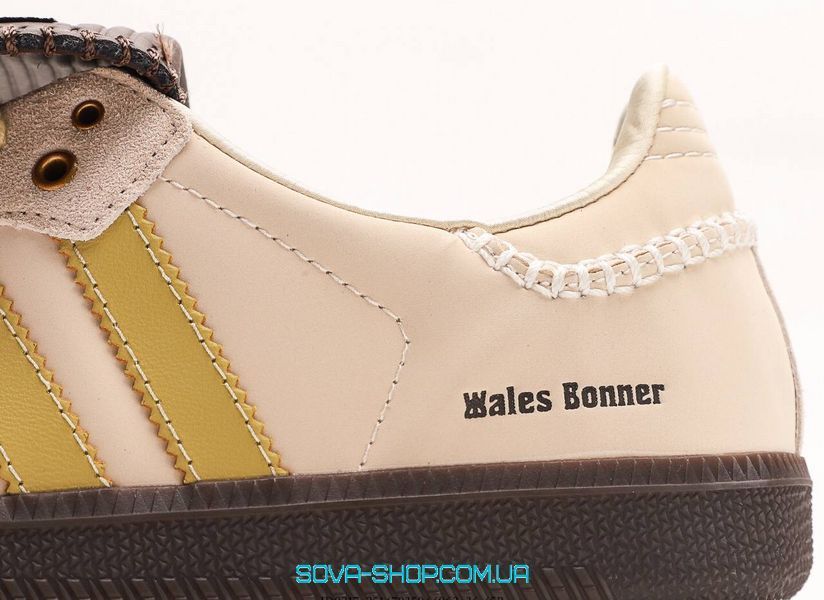 Женские кроссовки Adidas Samba x Wales Bonner "Ecu Tint Brown" фото
