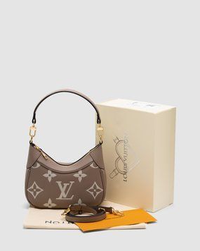 Женская сумка Louis Vuitton Bagatelle Bag Tourterelle / Cream Premium фото