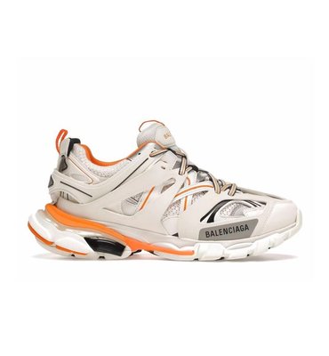 Чоловічі та жіночі кросівки Balenciaga Track 3.0 White/Orange Premium фото