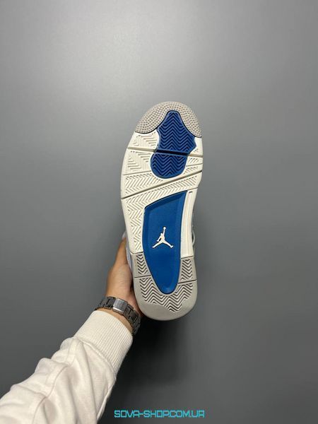 Чоловічі кросівки Nike Air Jordan 4 Retro Golf Military Blue фото