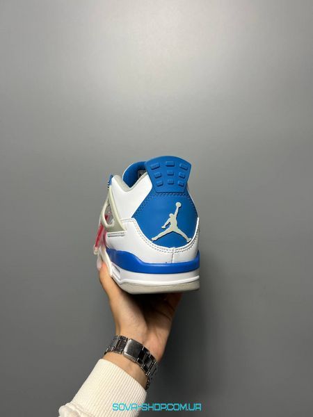 Чоловічі кросівки Nike Air Jordan 4 Retro Golf Military Blue фото