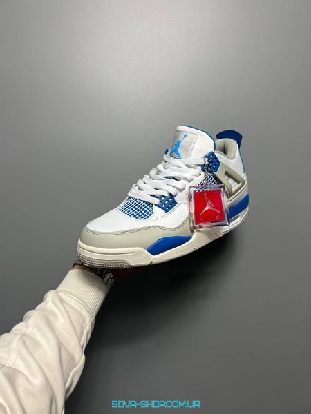 Чоловічі кросівки Nike Air Jordan 4 Retro Golf Military Blue фото