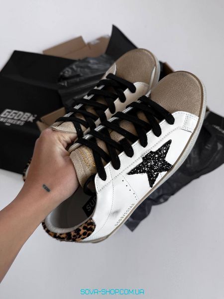 Жіночі кросівки GG Super-Star Leopard/Black Glitter Star Premium фото
