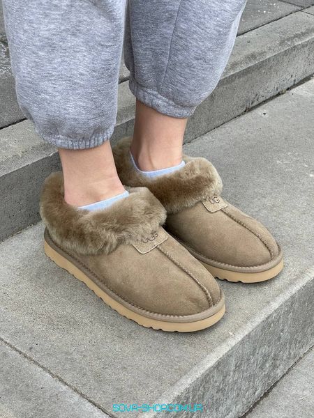 Женские зимние ботинки Ugg Coquette Khaki Premium фото