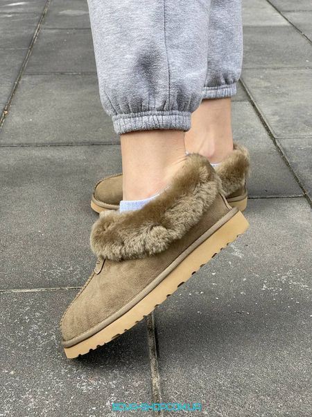 Жіночі зимові ботинки Ugg Coquette Khaki Premium фото