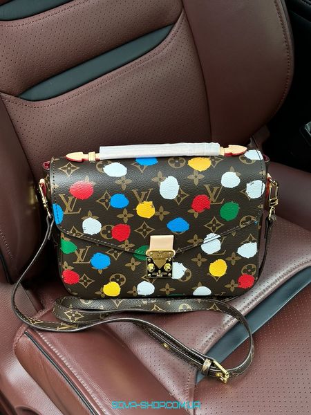 Жіноча сумка Louis Vuitton Pochette Metis x Yayoi Kusama 2023 Monogram Dots Premium фото
