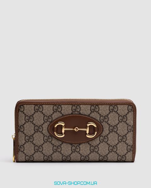Гаманець Gucci Horsebit 1955 Zip Around Wallet Premium фото