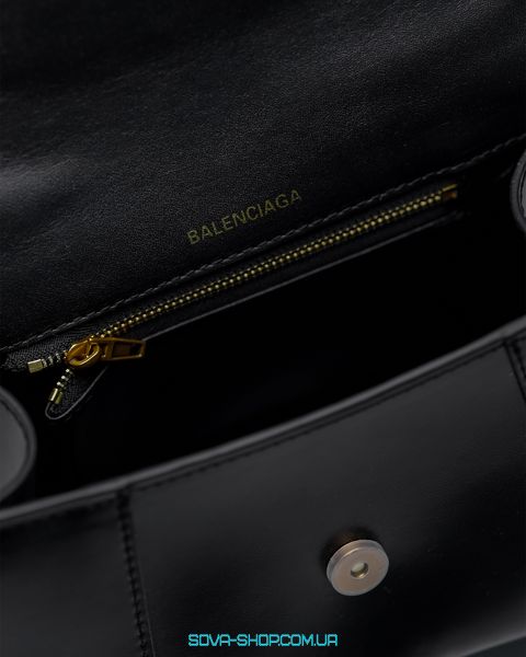 Жіноча сумка Balenciaga Hourglass Black Gold Premium фото